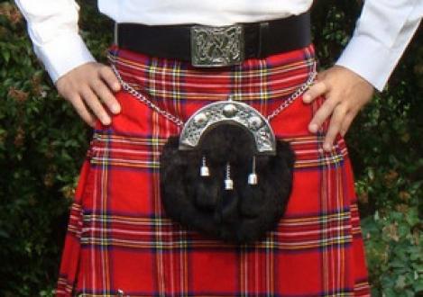 Шотландская юбка для мужчин